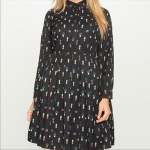 Eloquii Conversational Design Dress - Succulents